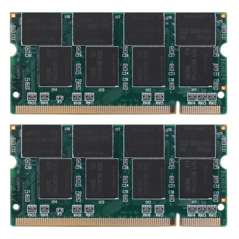 2X 1GB DDR1 Ʈ ޸ Ram SO-DIMM 200PIN DDR3..